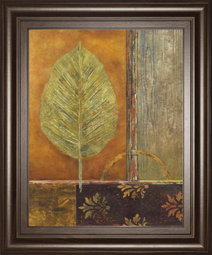 Copper Leaf By Viola Lee 22X26 Framed Print