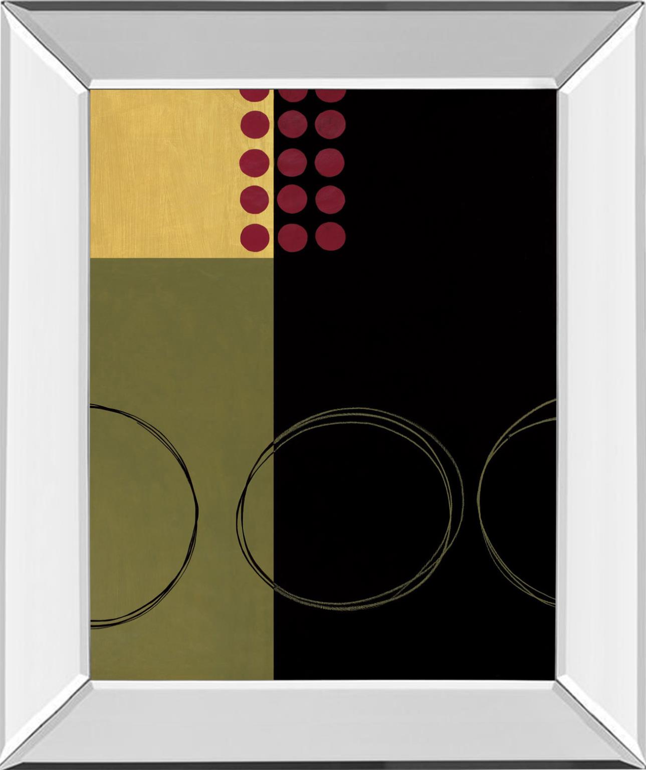 Circular Zone I By Fernando Leal 22X26 Mirror Frame Print