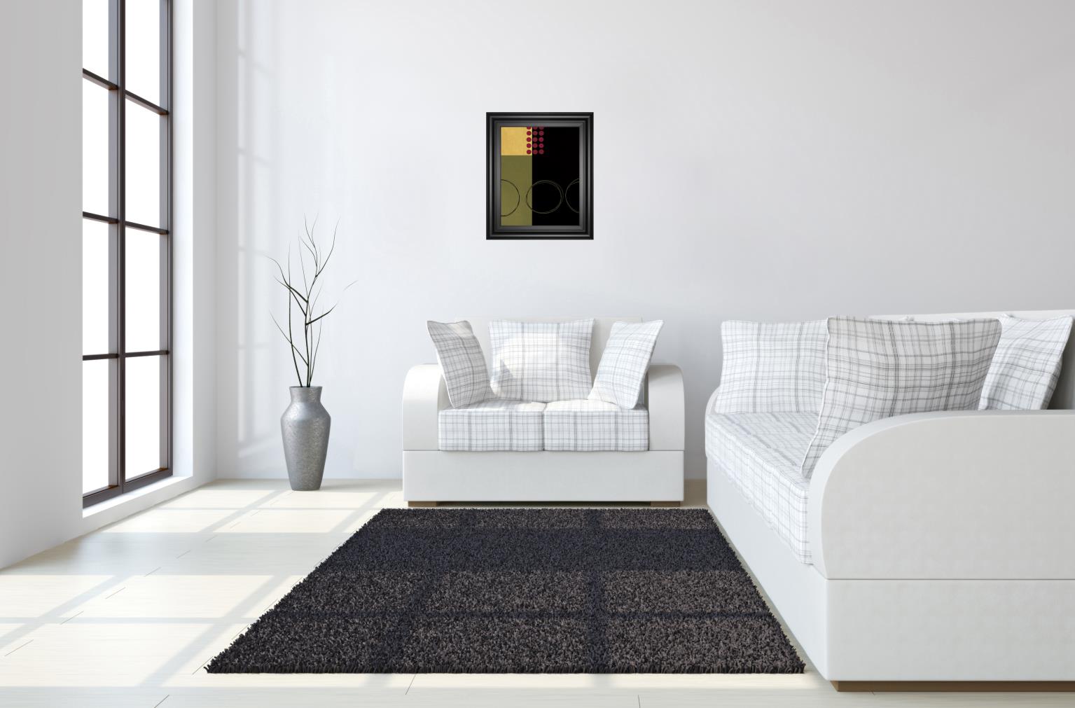 Circular Zone I By Fernando Leal 22X26 Framed Print