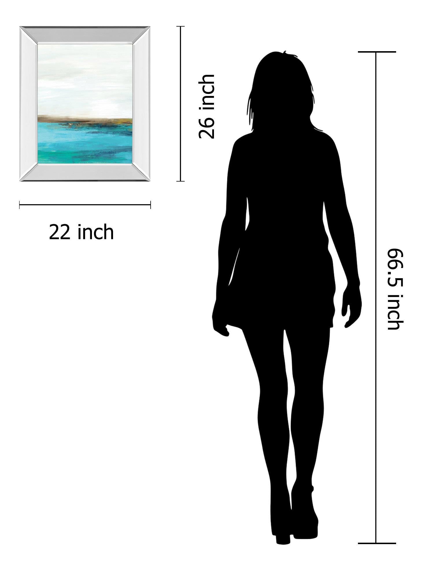 Pastoral Landscape I By Tom Reeves 22X26 Mirror Frame Print