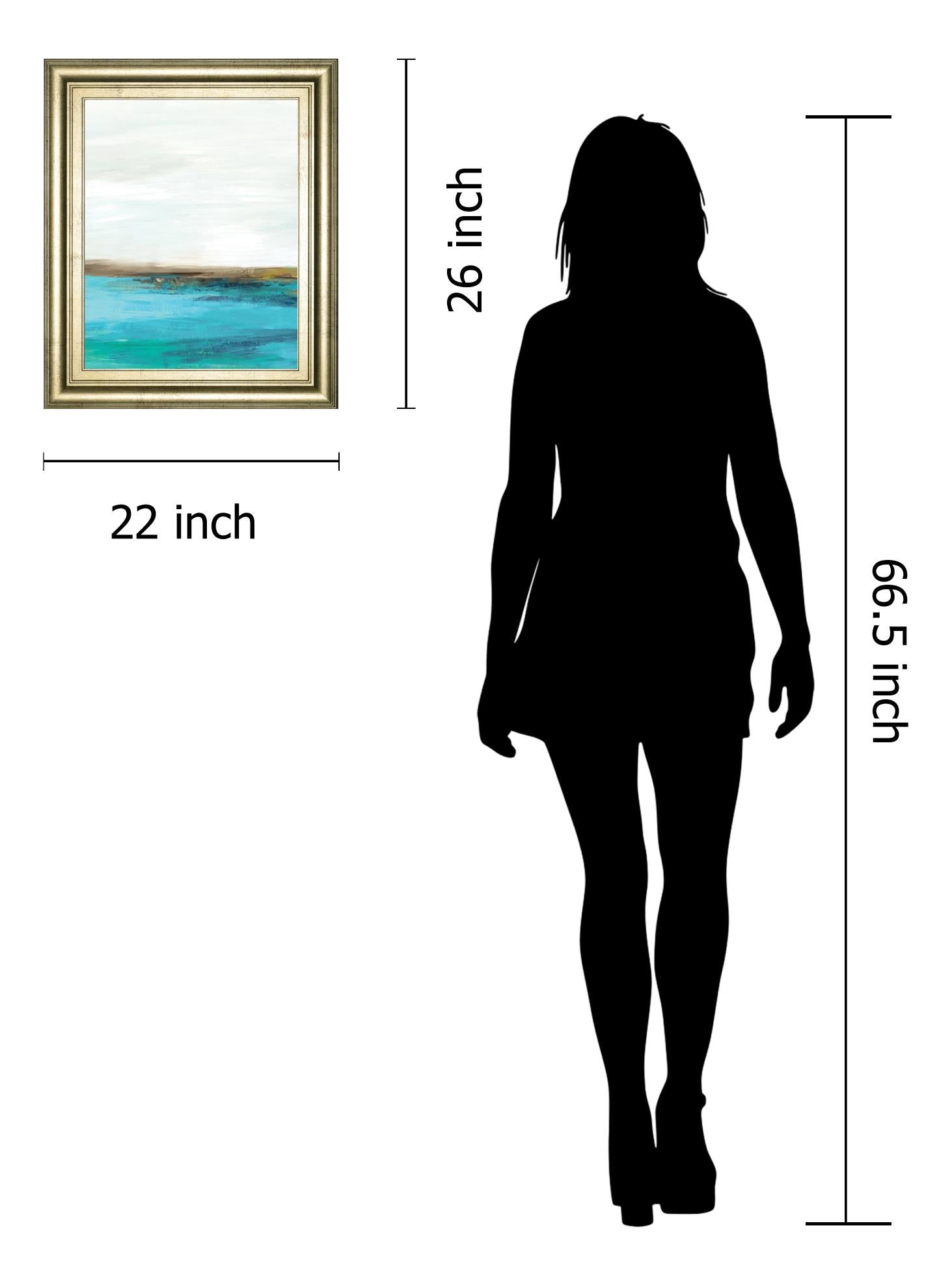 Pastoral Landscape I By Tom Reeves 22X26 Framed Print