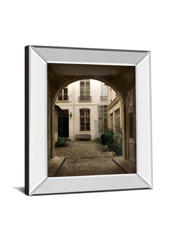 Marais Courtyard By Milla White 22X26 Mirror Frame Print