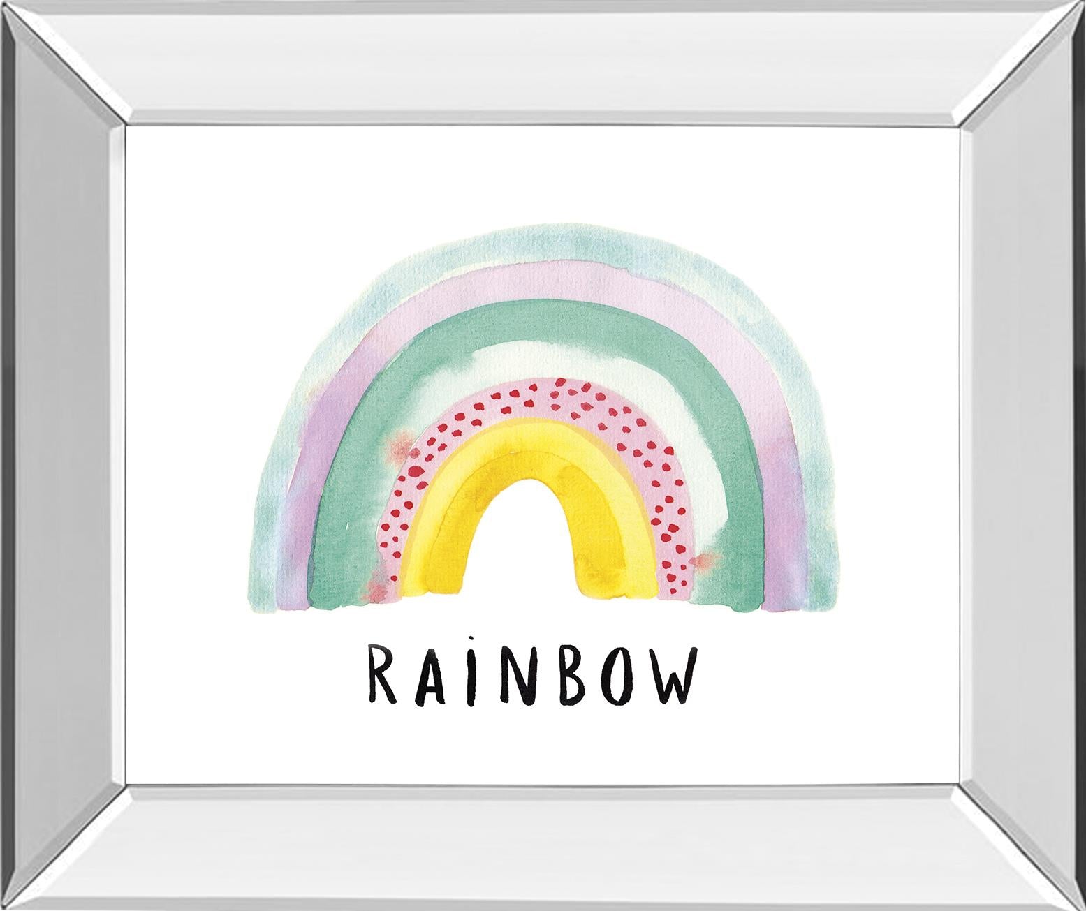 Rainbow Joy By Joelle Wehkamp 22X26 Mirror Frame Print