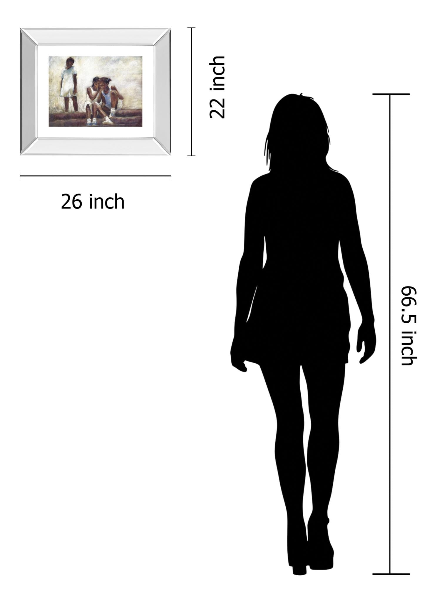 Secrets By Sharon Wilson 22X26 Mirror Frame Print