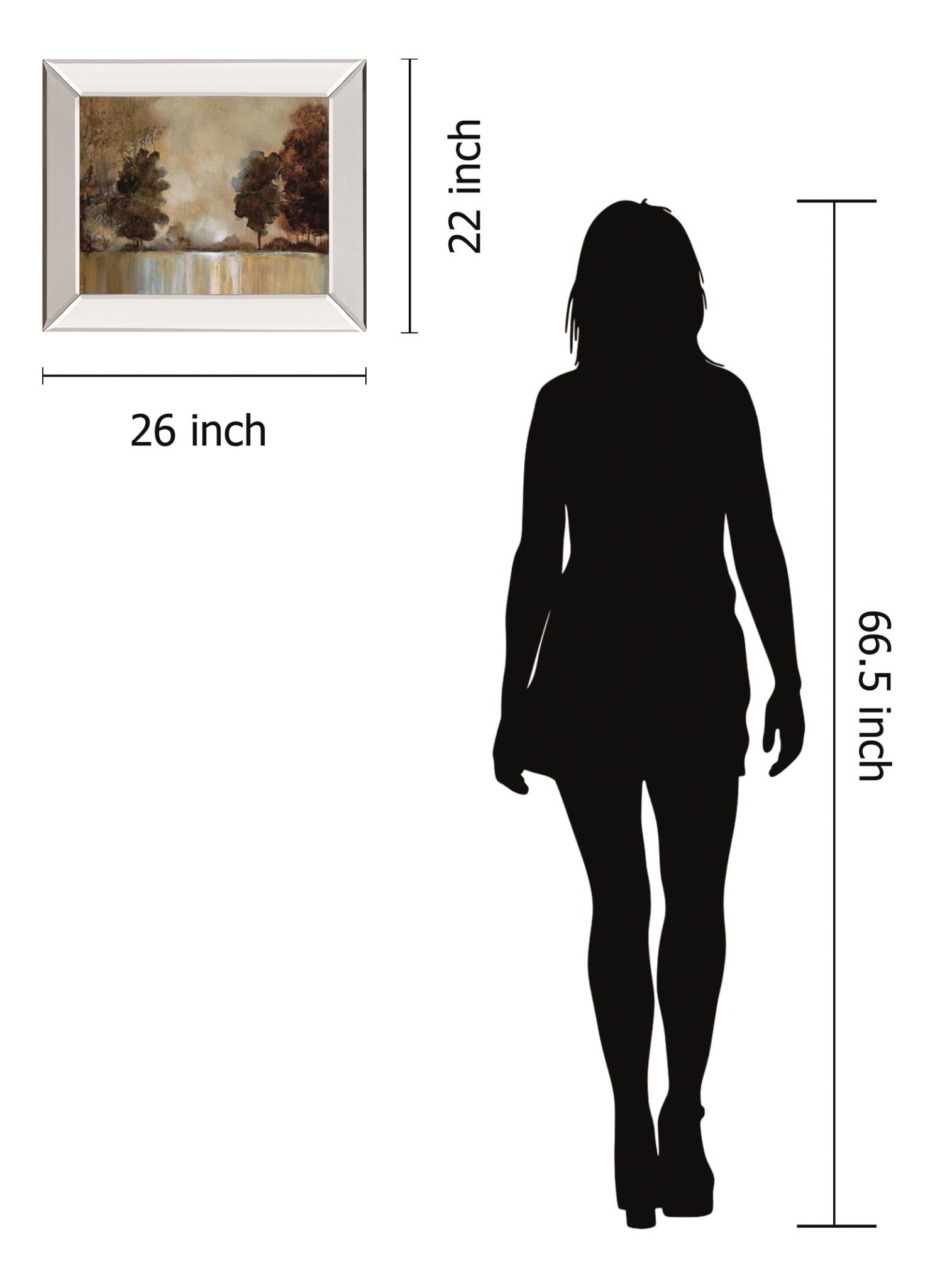 Morning Mist By Cat Tesla 22X26 Mirror Frame Print