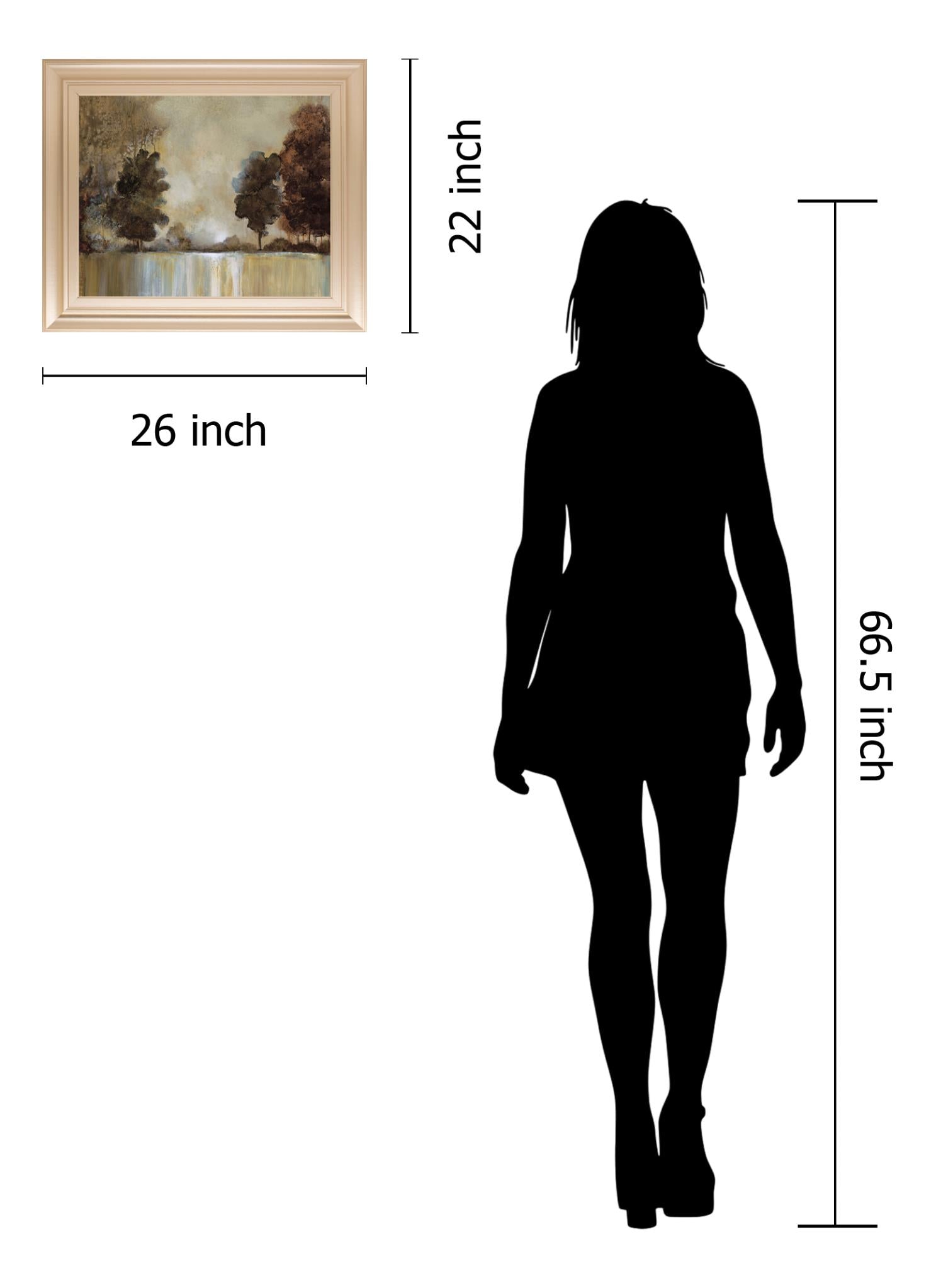 Morning Mist By Cat Tesla 22X26 Framed Print