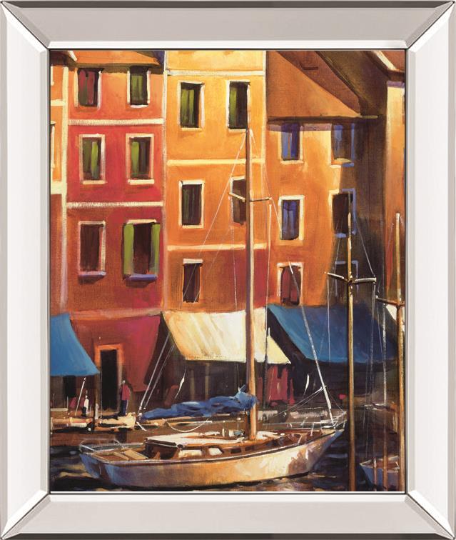 Portofino Waterfall By D'Toole, M 22X26 Mirror Frame Print
