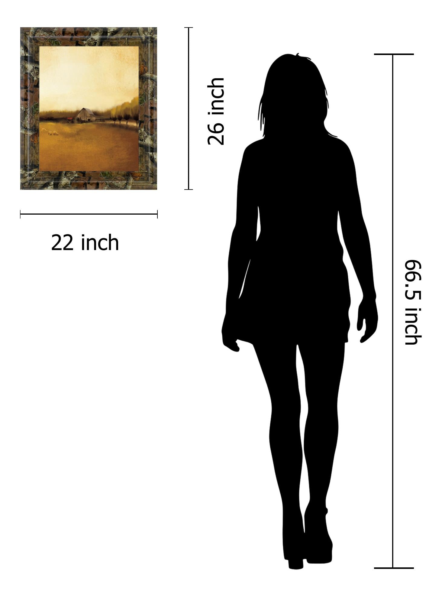 Rural Landscape I By Venter, T 22X26 Framed Print