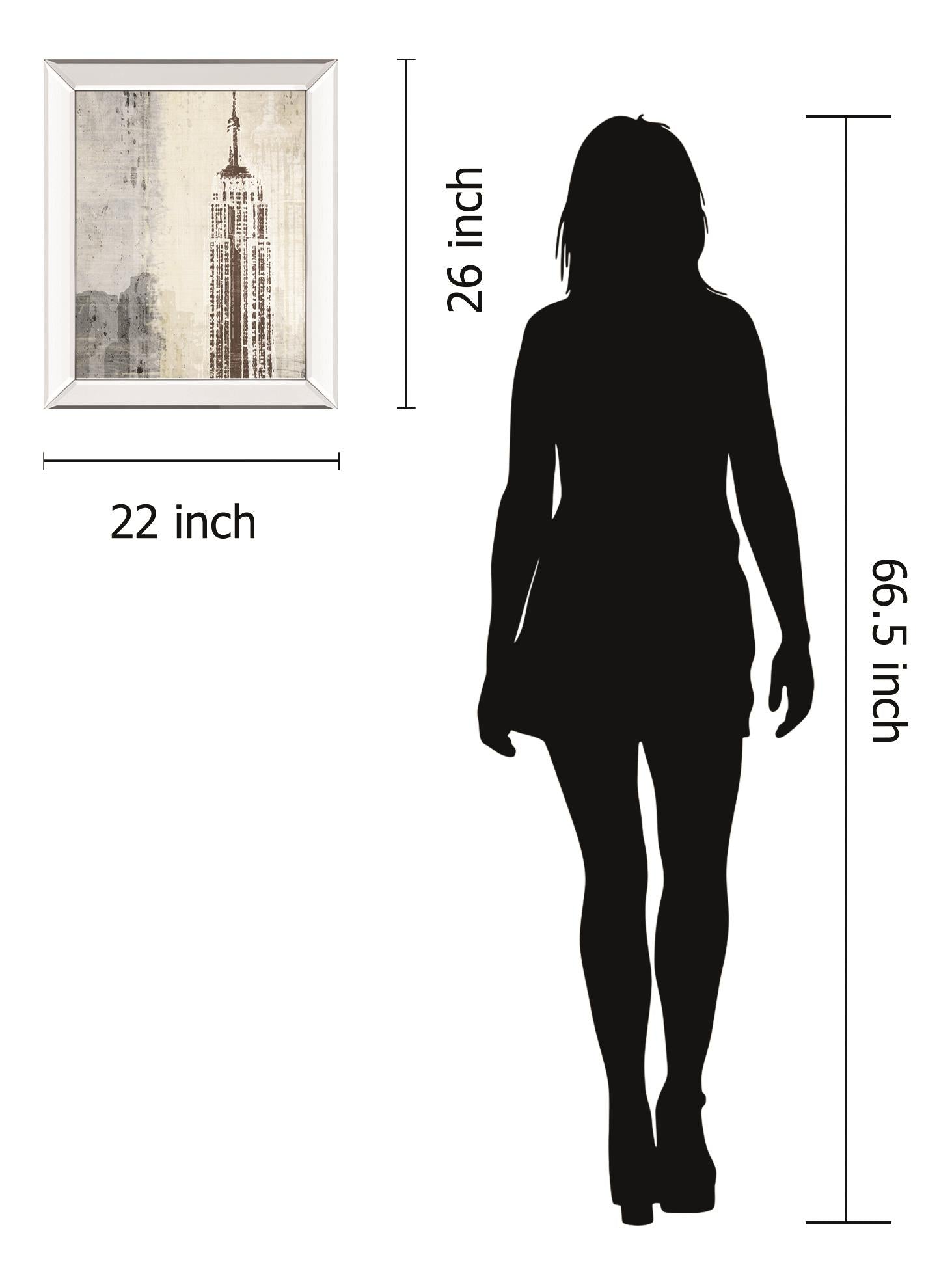Edifioe Ii By Venter, T 22X26 Mirror Frame Print