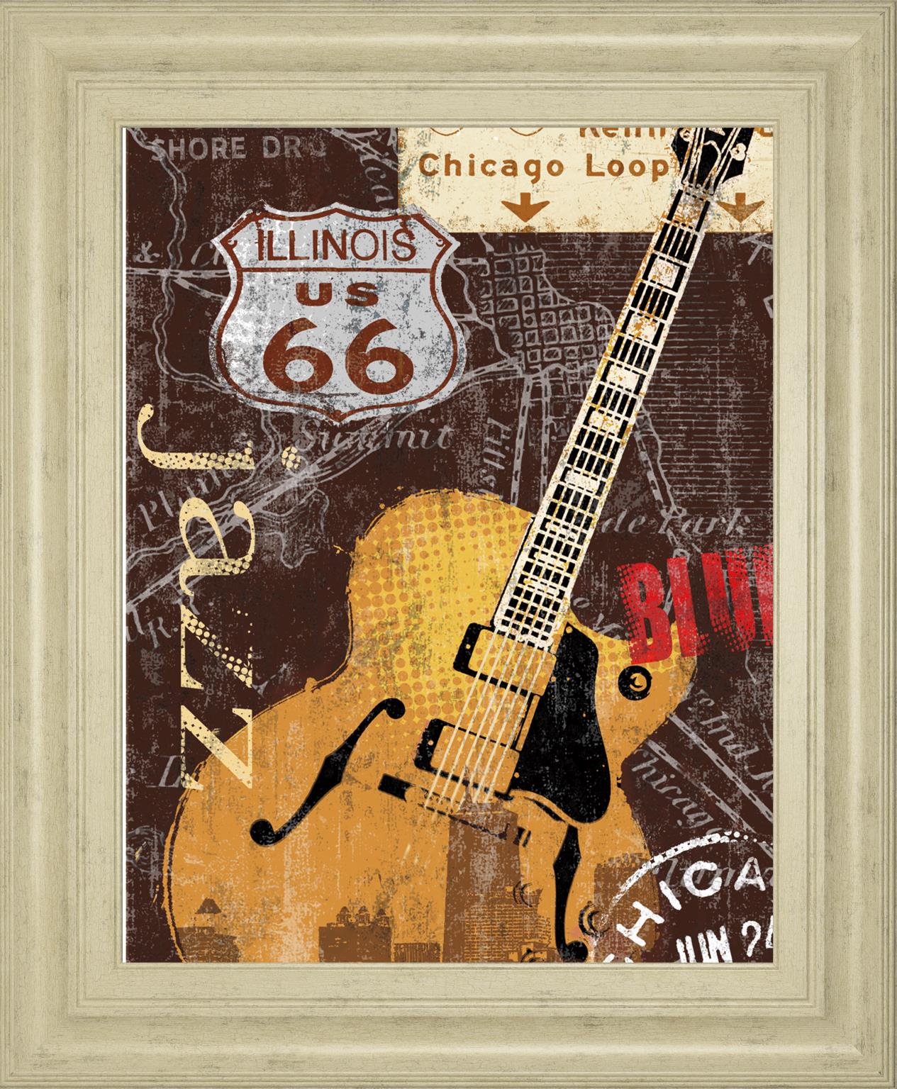 Chi-Town By Mallett, K 22X26 Framed Print