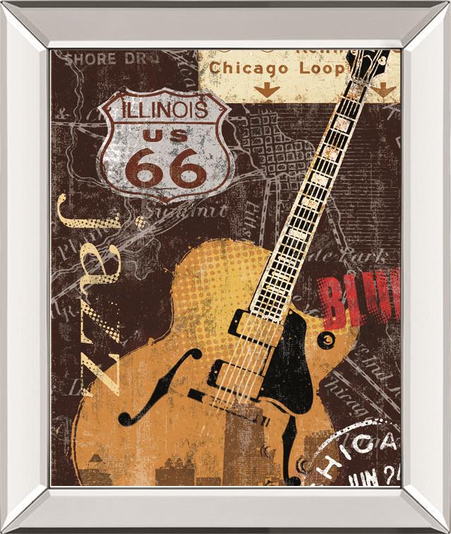 Chi-Town By Mallett, K 22X26 Mirror Frame Print