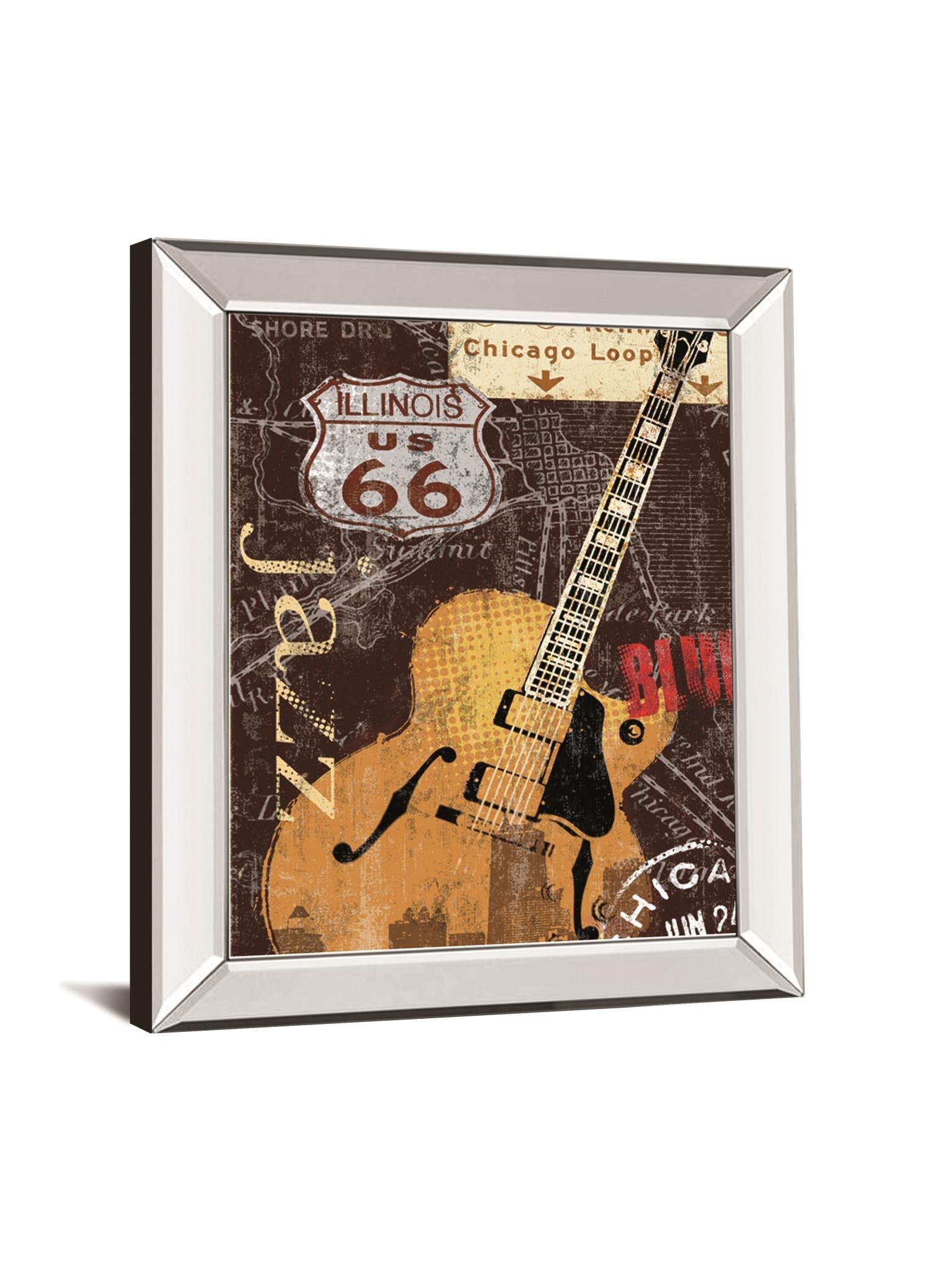 Chi-Town By Mallett, K 22X26 Mirror Frame Print