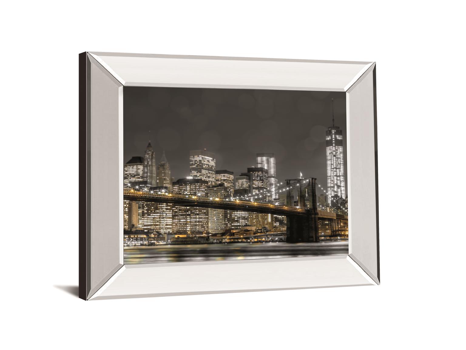 Newyork Lights By Frank, A. 22X26 Mirror Frame Print