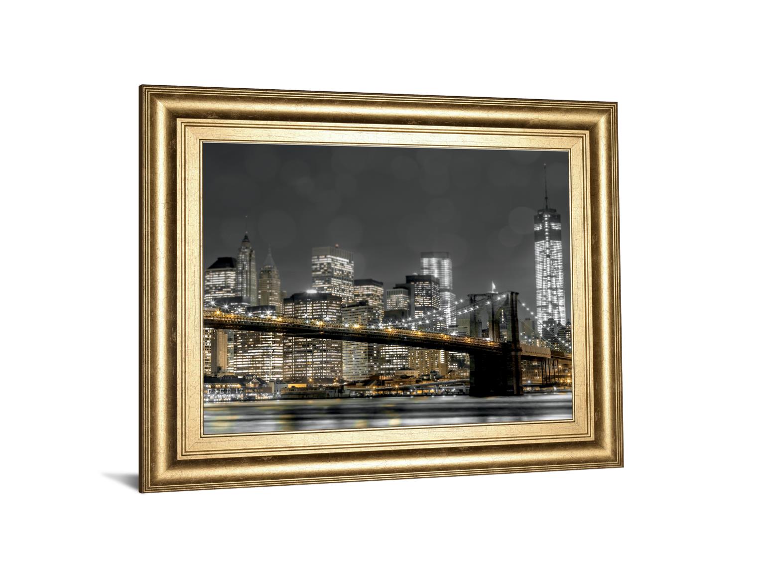 Newyork Lights By Frank, A. 22X26 Framed Print