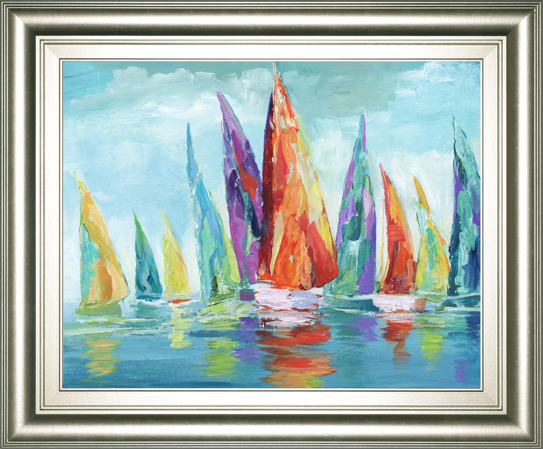Fine Day Sailing I By Nan 22X26 Framed Print