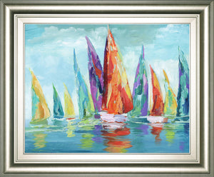 Fine Day Sailing I By Nan 22X26 Framed Print