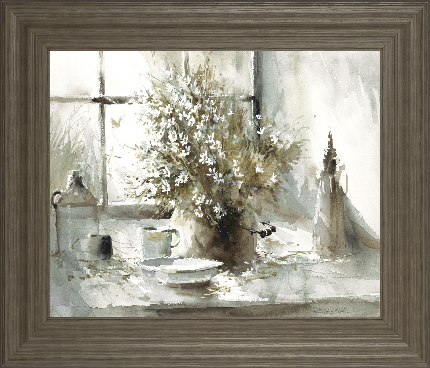 Daisy Still Life By George Bjorkland 22X26 Framed Print
