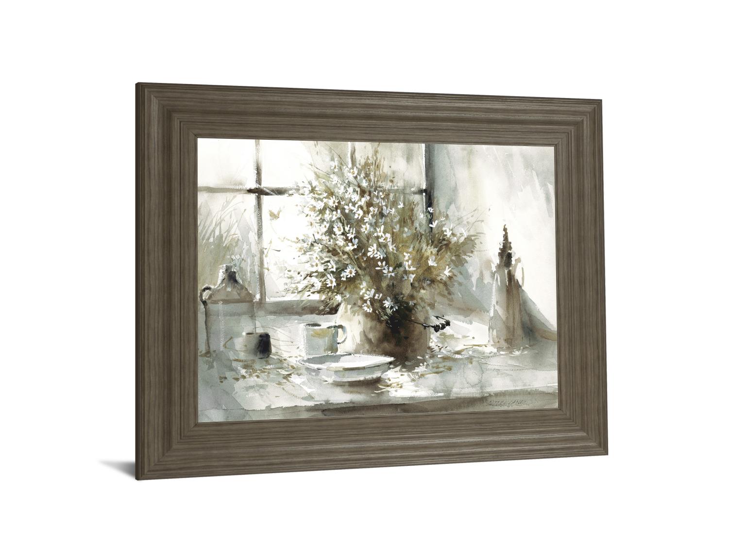Daisy Still Life By George Bjorkland 22X26 Framed Print