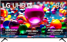 LG - 86” Class UA77 Series LED AI 4K UHD Smart webOS TV (2025)
