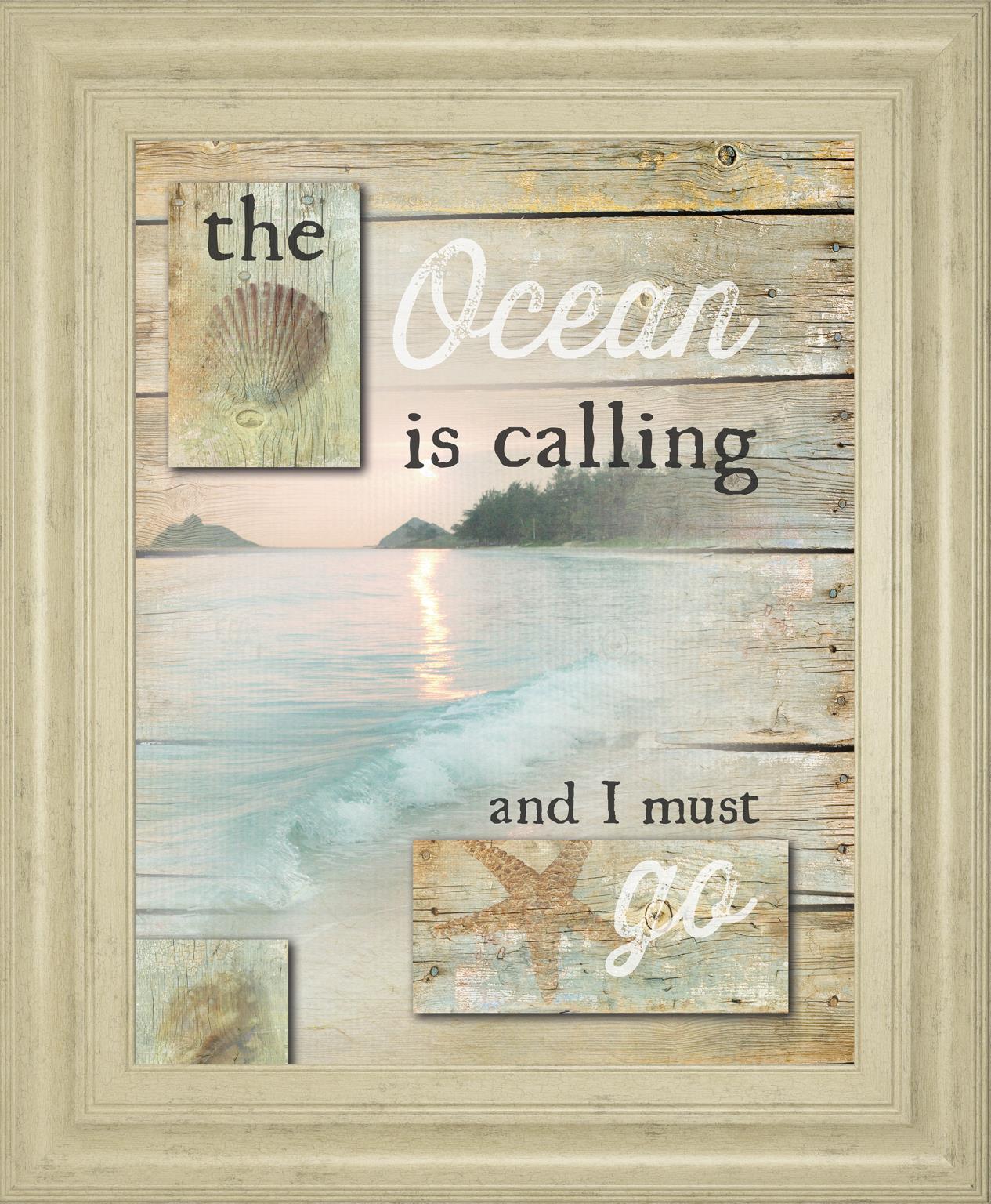 Â The Ocean Is Calling By Marla Rae 22X26 Framed Print