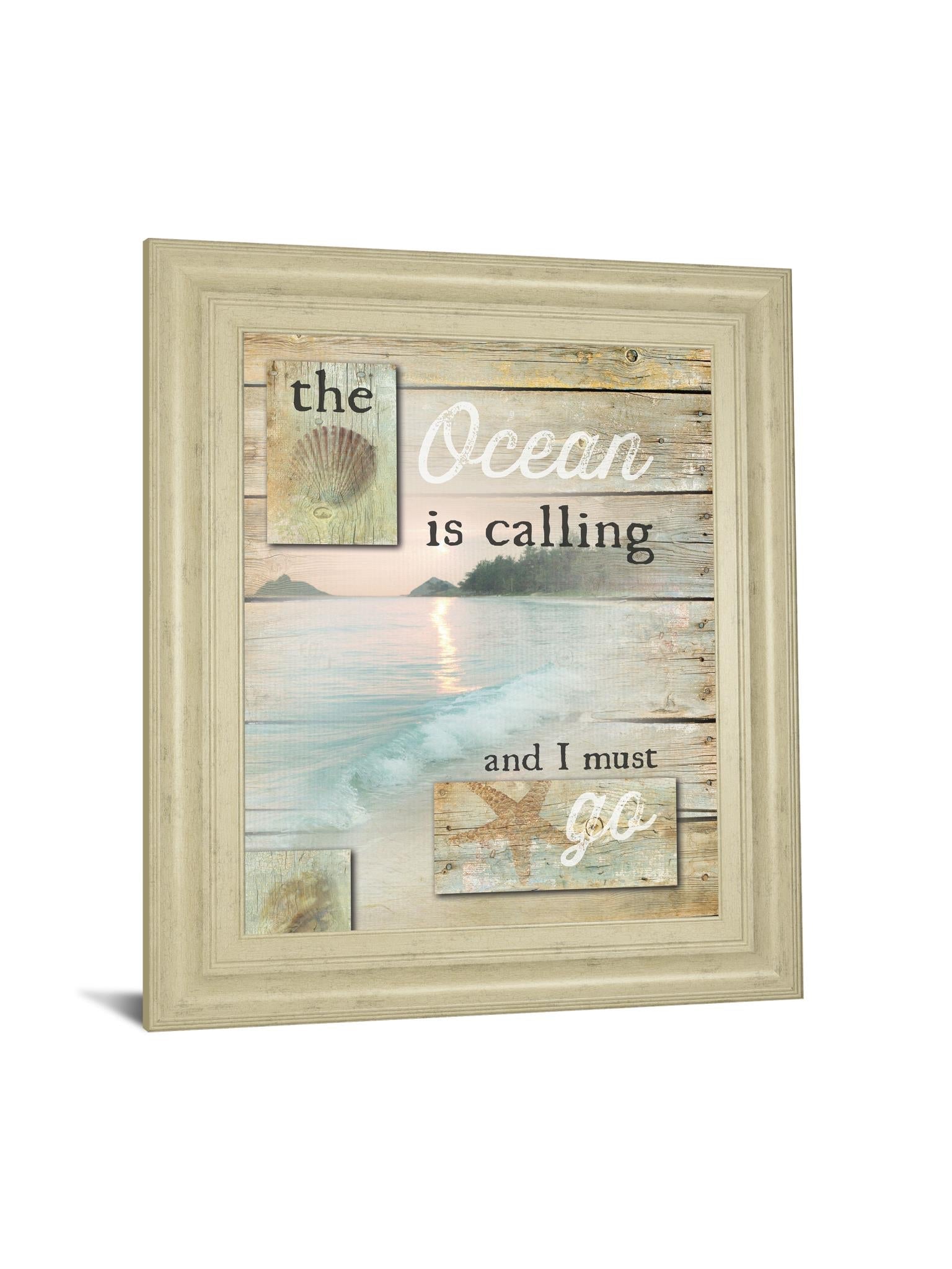 Â The Ocean Is Calling By Marla Rae 22X26 Framed Print