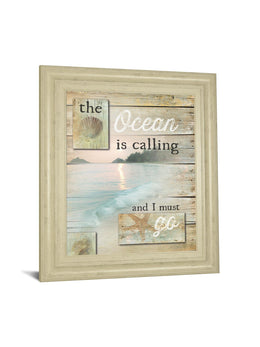 Â The Ocean Is Calling By Marla Rae 22X26 Framed Print
