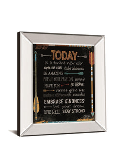Â Today Is A Brand New Day By Marla Rae 22X26 Mirror Frame Print