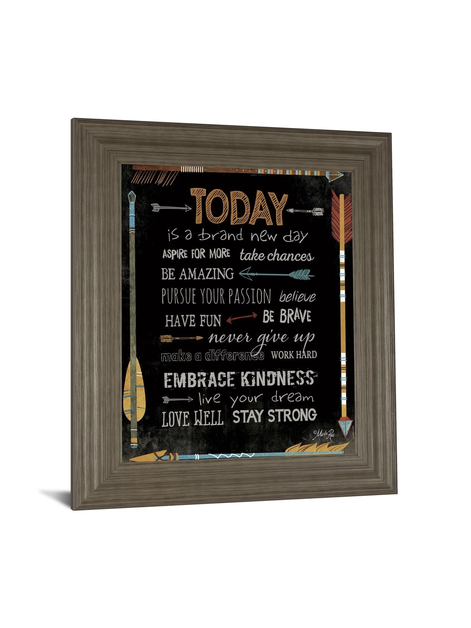 Â Today Is A Brand New Day By Marla Rae 22X26 Framed Print