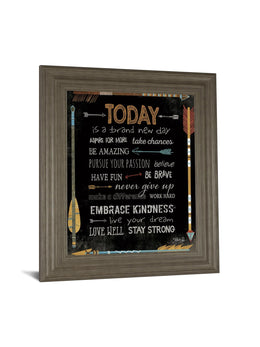 Â Today Is A Brand New Day By Marla Rae 22X26 Framed Print