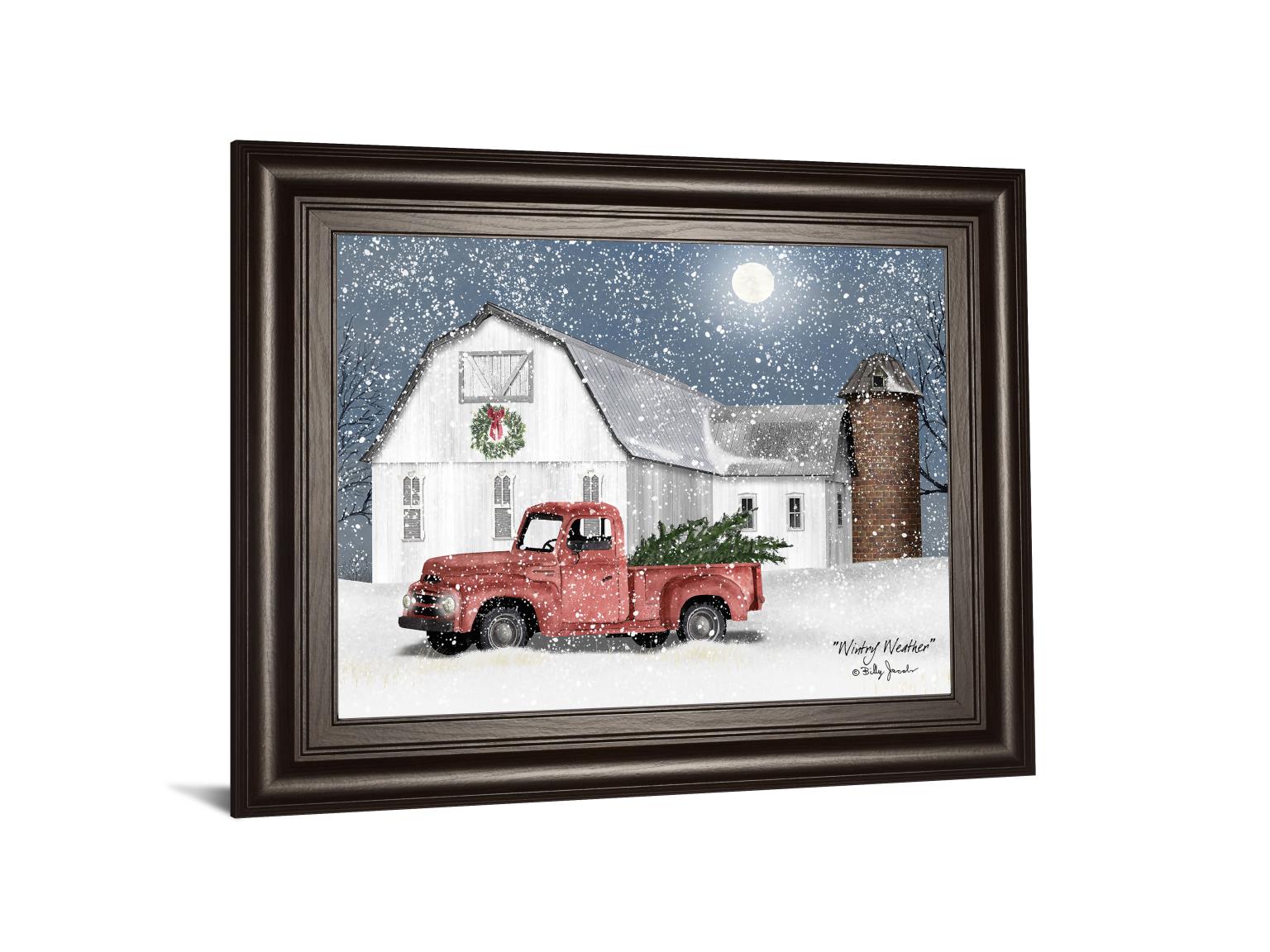 Â Wintry Weather By Billy Jacobs 22X26 Framed Print
