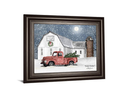 Â Wintry Weather By Billy Jacobs 22X26 Framed Print