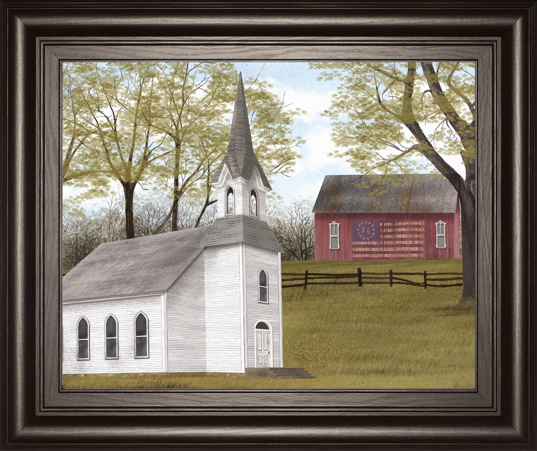 Faith And Freedom By Billy Jacobs 22X26 Framed Print