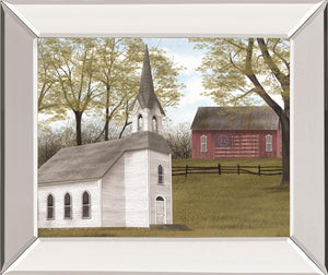 Faith And Freedom By Billy Jacobs 22X26 Mirror Frame Print