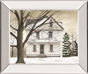Winter Porch By Billy Jacobs 22X26 Mirror Frame Print