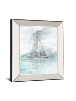 Â Sailing Boat Ii By Â Ken Roko 22X26 Mirror Frame Print