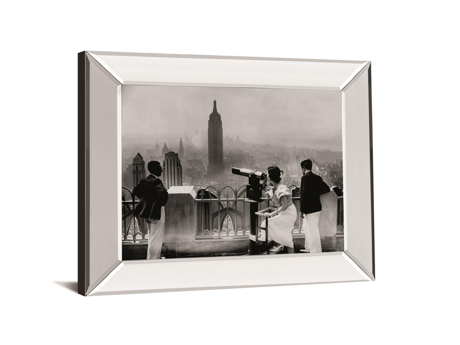 Manhattan, View From Radio City Music Hall, 1935 By The Chelsea Collection 22X26 Mirror Frame Print