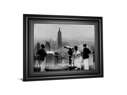 Manhattan, View From Radio City Music Hall, 1935 By The Chelsea Collection 22X26 Framed Print