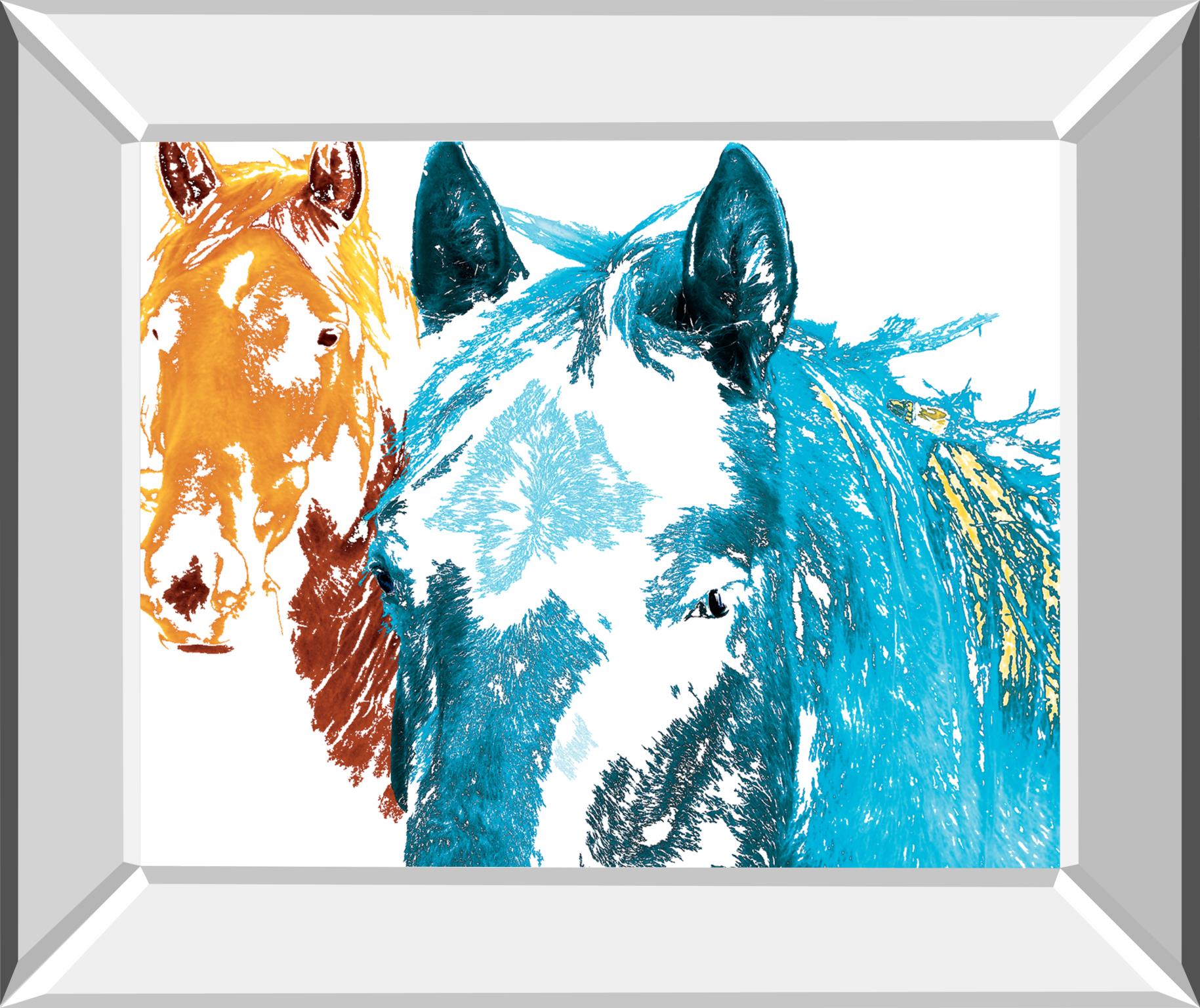It'S Cool To Be Blue By Marvin Pelkey 22X26 Mirror Frame Print
