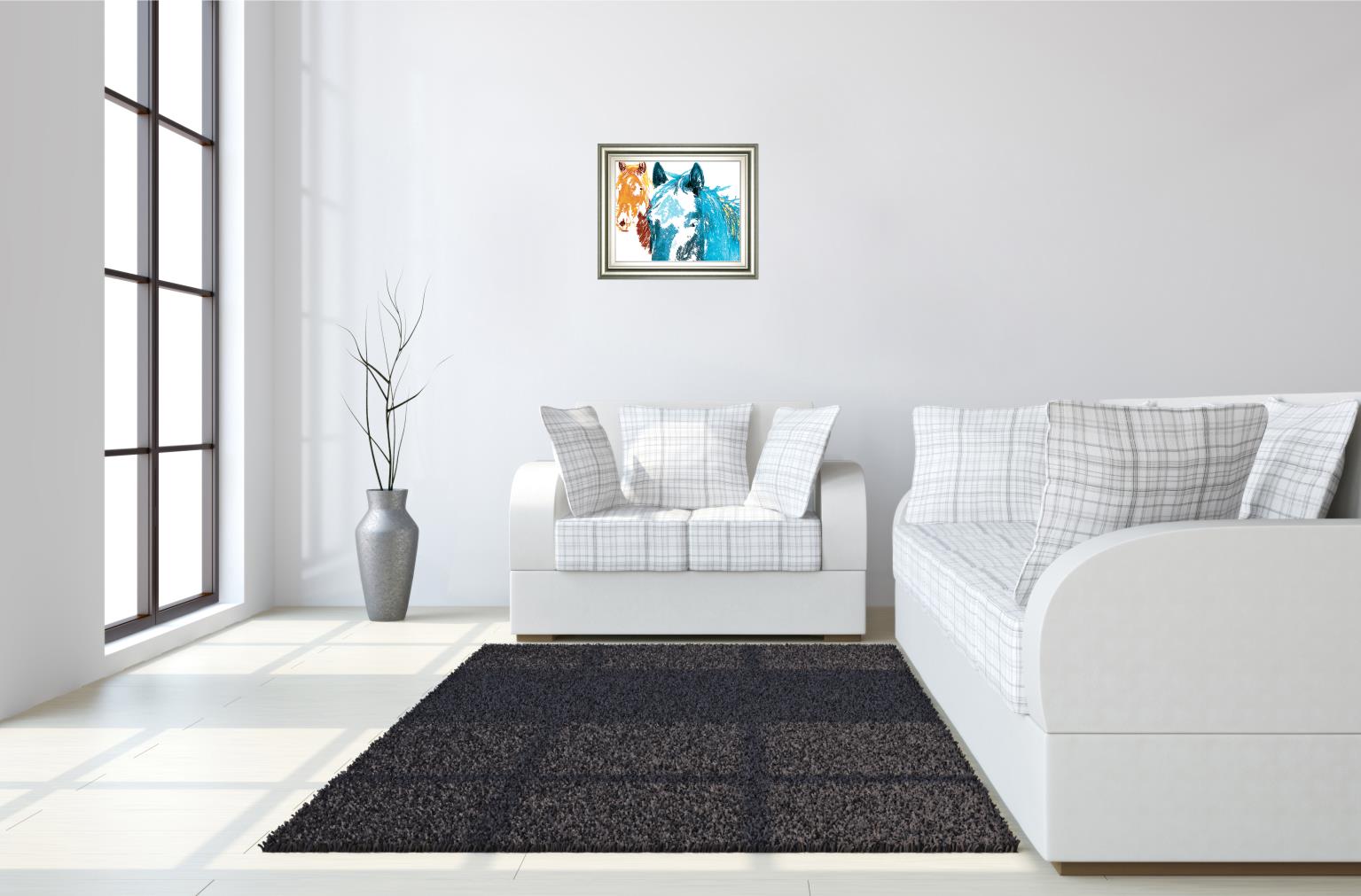 It'S Cool To Be Blue By Marvin Pelkey 22X26 Framed Print