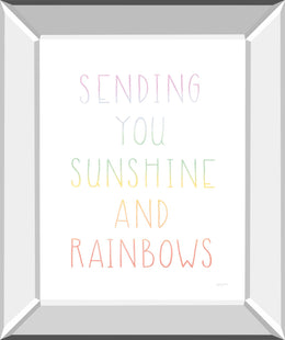 Lets Chase Rainbows Vi By Jenaya Jackson 22X26 Mirror Frame Print