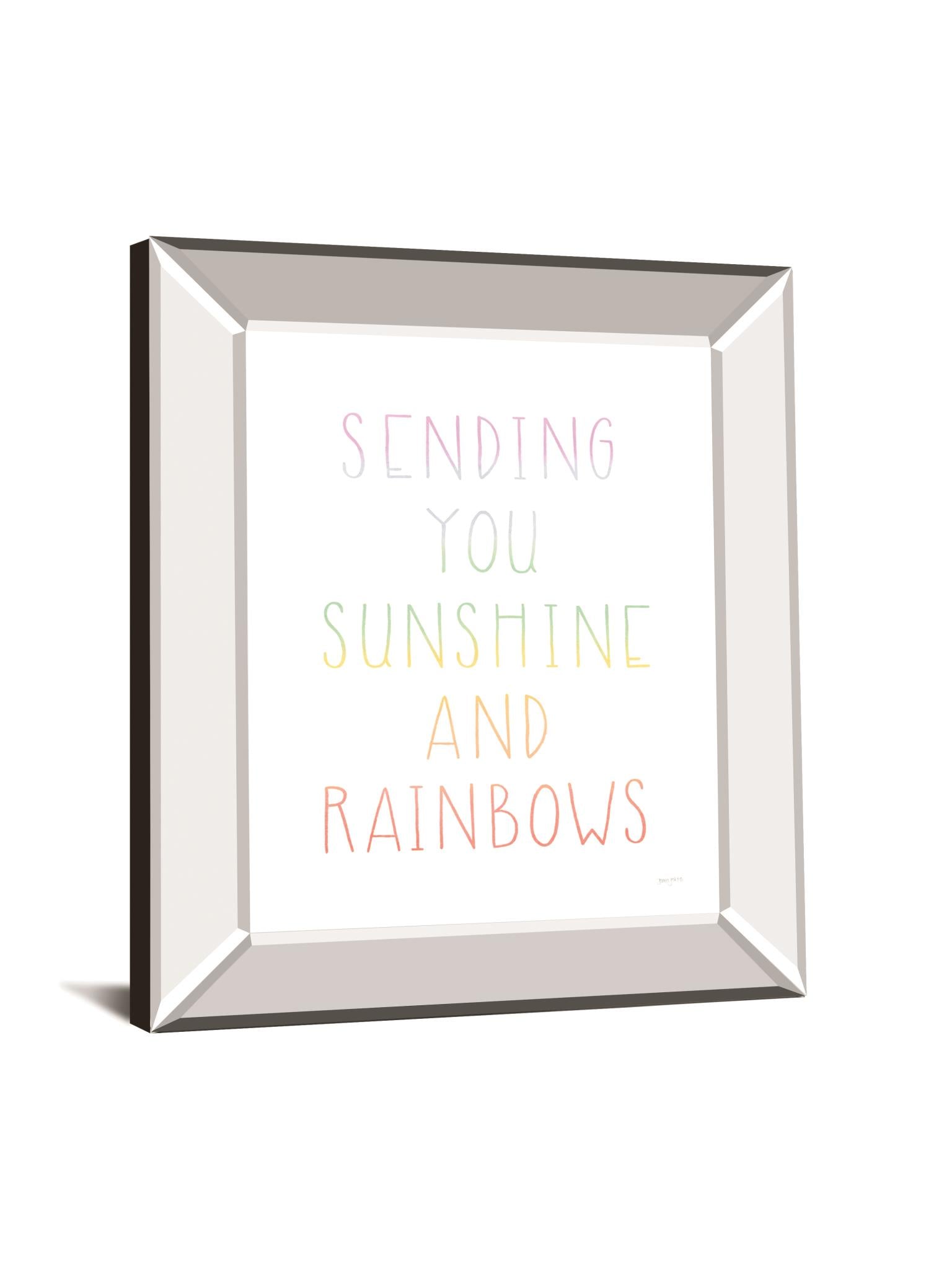 Lets Chase Rainbows Vi By Jenaya Jackson 22X26 Mirror Frame Print
