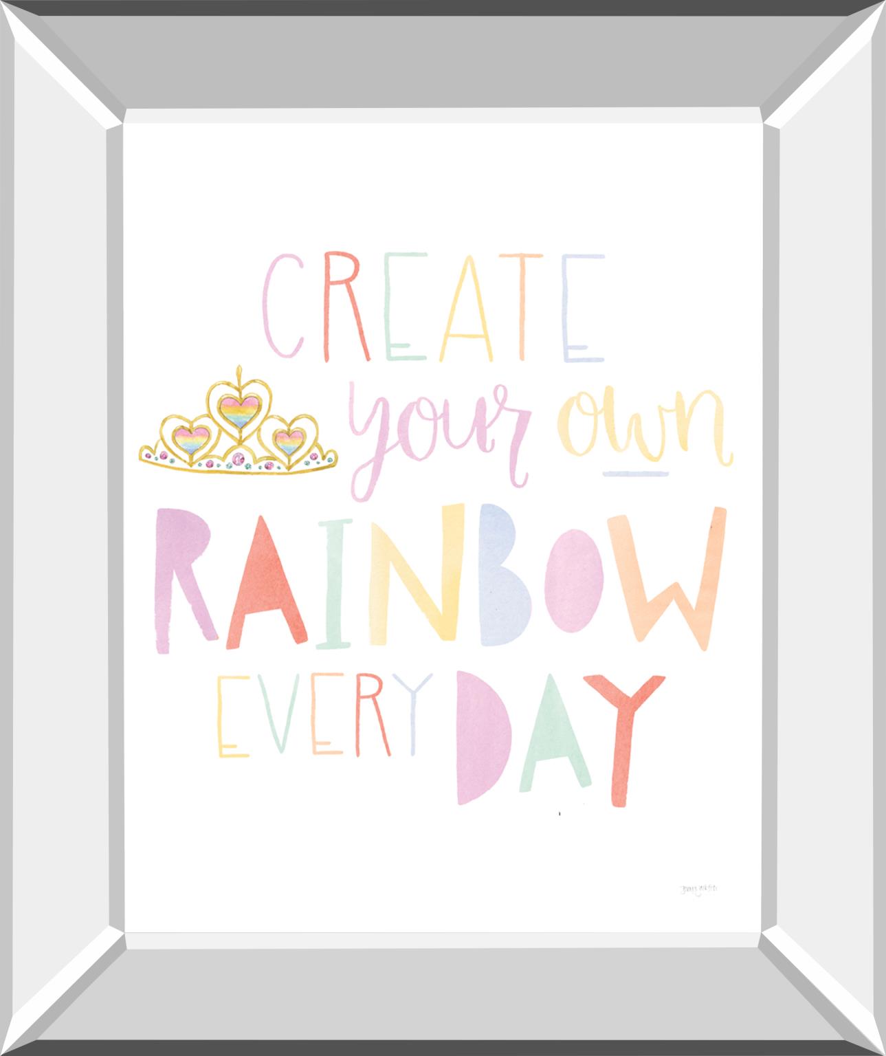 Lets Chase Rainbows Iii By Jenaya Jackson 22X26 Mirror Frame Print