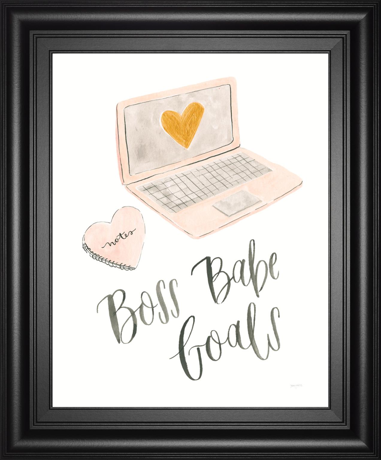 Boss Babe I By Jenaya Jackson 22X26 Framed Print