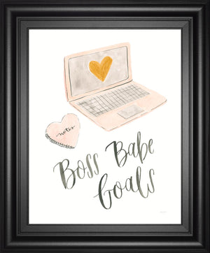 Boss Babe I By Jenaya Jackson 22X26 Framed Print