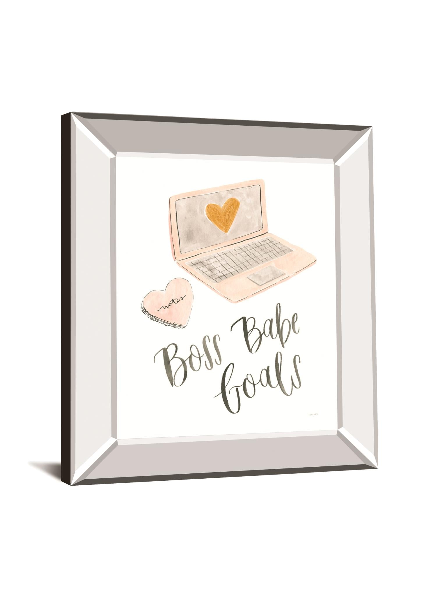 Boss Babe I By Jenaya Jackson 22X26 Mirror Frame Print
