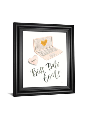Boss Babe I By Jenaya Jackson 22X26 Framed Print