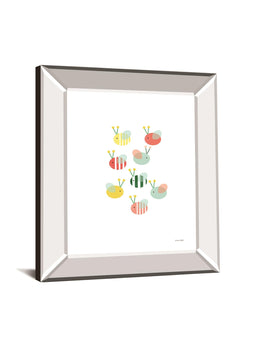 Bumblebee Friends By Ann Kelle 22X26 Mirror Frame Print