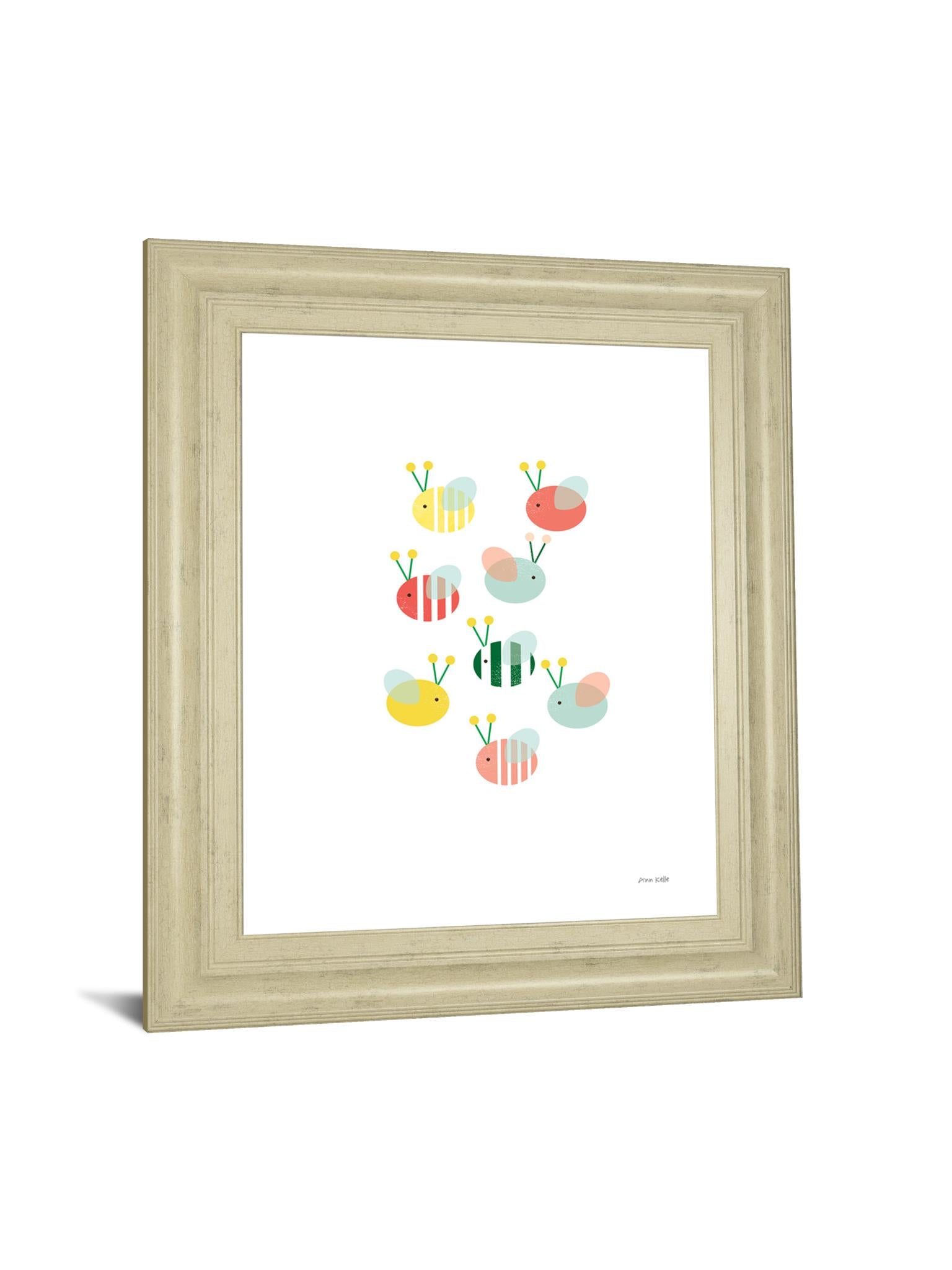 Bumblebee Friends By Ann Kelle 22X26 Framed Print