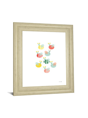 Bumblebee Friends By Ann Kelle 22X26 Framed Print