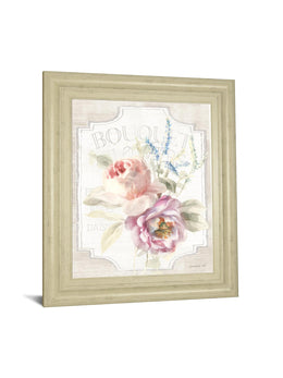 Cottage Garden V On Wood By Danhui Nai 22X26 Framed Print